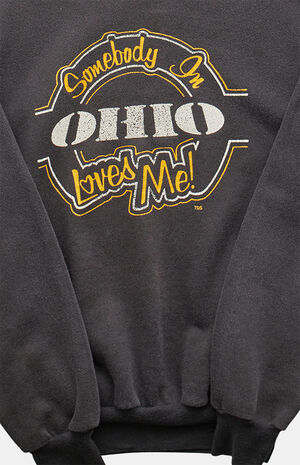 '90s Somebody in Ohio Loves Me Crew Neck Sweatshirt image number 4