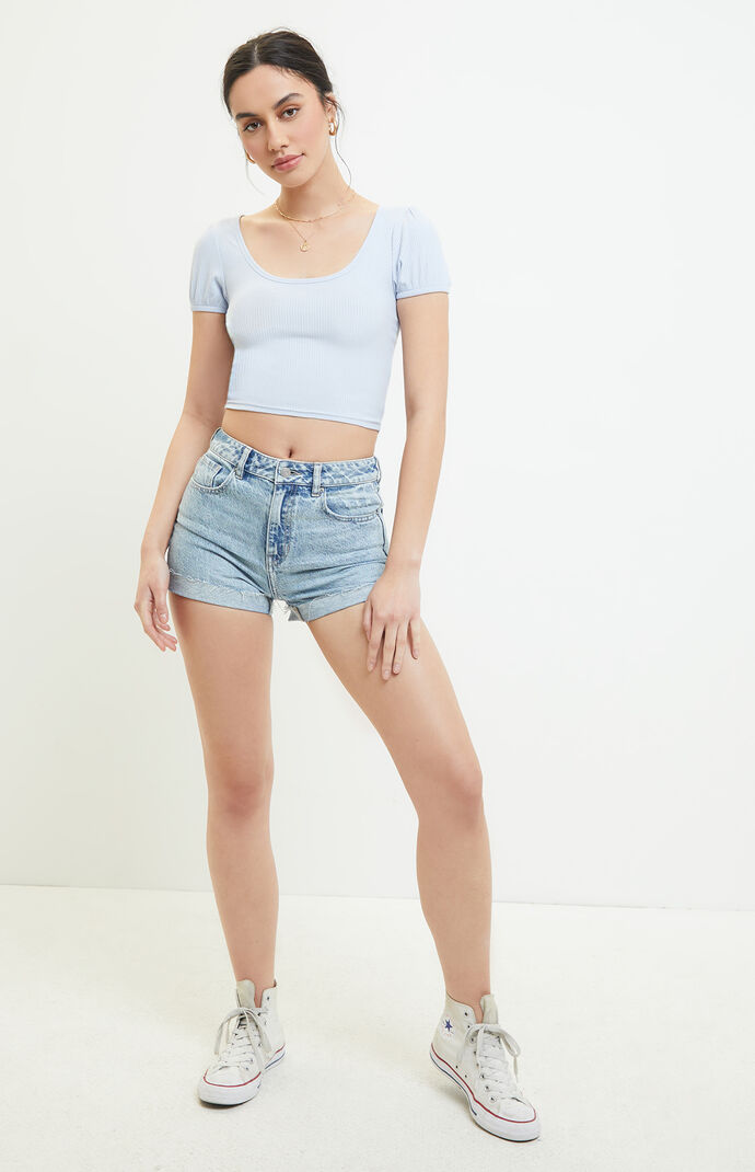 Sage Scoop Neck T-Shirt