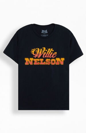 Willie Nelson Flames T-Shirt
