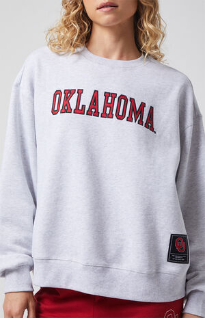 x Pacsun University of Oklahoma Applique Crew Neck Oversized Sweatshirt image number 4