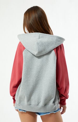 Colorblock Raglan Zip Up Hoodie image number 5