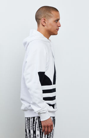 adidas originals big trefoil pullover hoodie