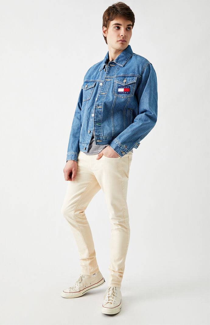 Mason Flag Denim Trucker Jacket