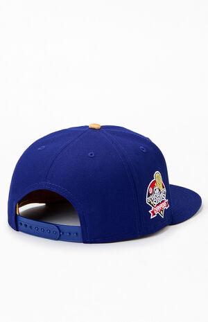 LA Dodgers Gold Logo 9FIFTY Snapback Hat image number 2