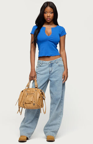 Andria V Neck Top image number 5