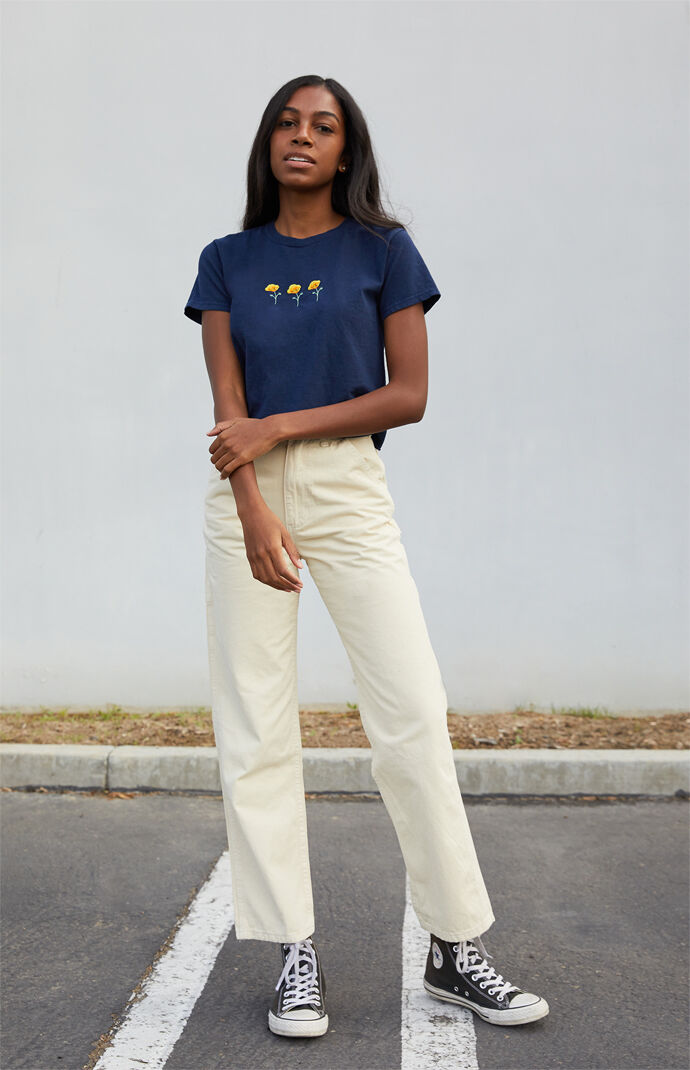Cropped Poppy T-Shirt