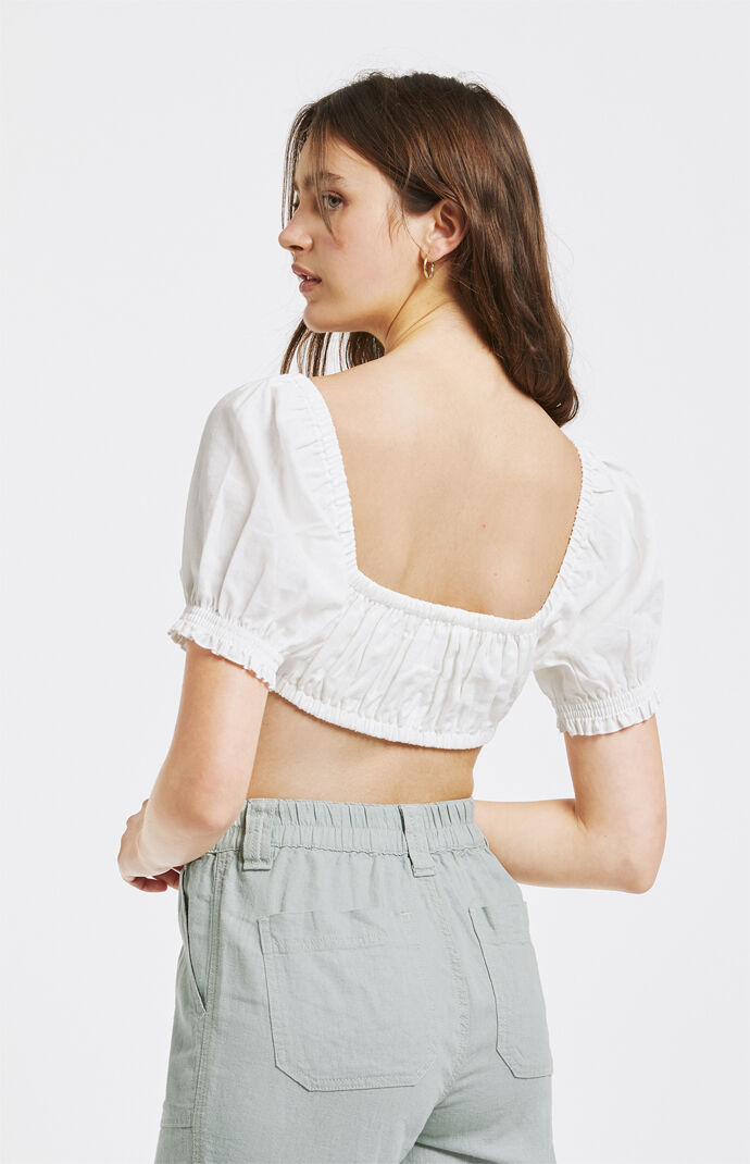 Tie Front Crop Top