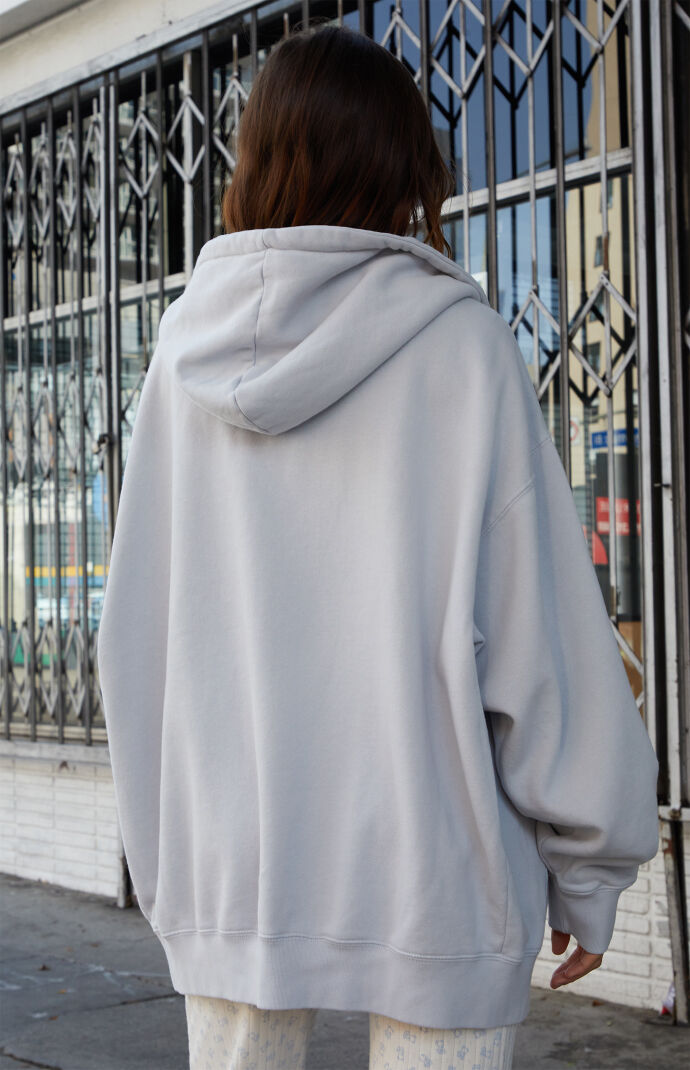 Christy blue butterfly hoodie top