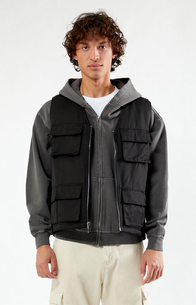 Pacsun utility vest discount