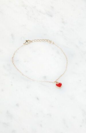 Red Heart Bracelet image number 2