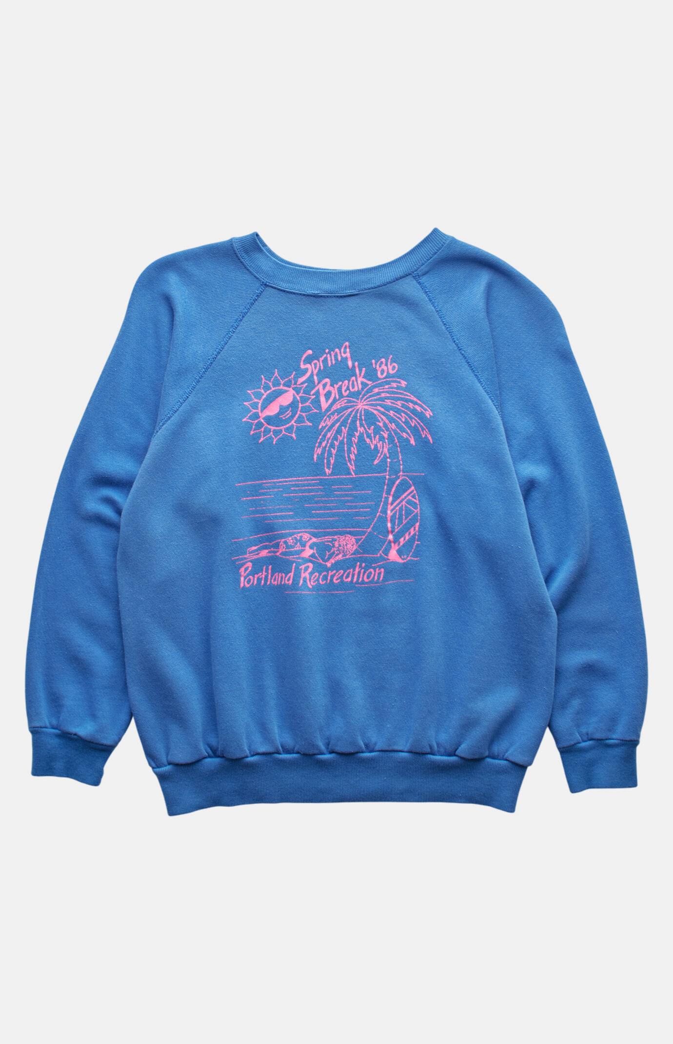 PS VINTAGE '80s Spring Break  Crew Neck Sweatshirt