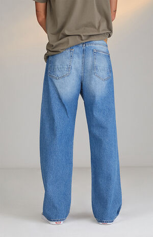 Medium Wash Ultra Baggy Jeans image number 3