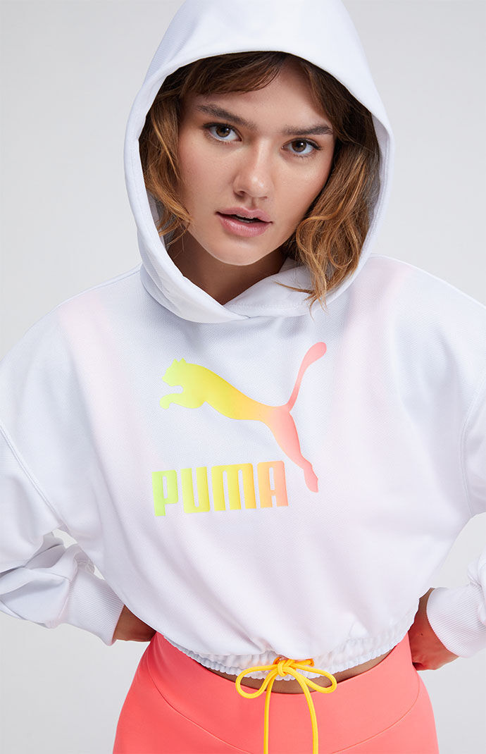 Cropped hoodie puma hotsell