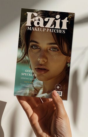 Gold Glitter Freckles Makeup Patches image number 1