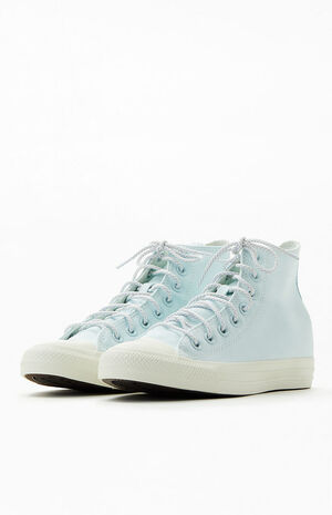 Aqua Chuck Taylor High Top Sneakers image number 2