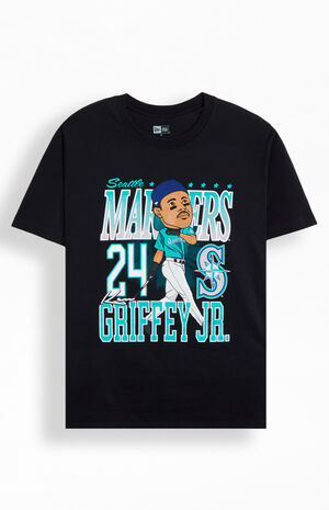 Seattle Mariners Ken Griffey Jr. Caricature T-Shirt image number 1