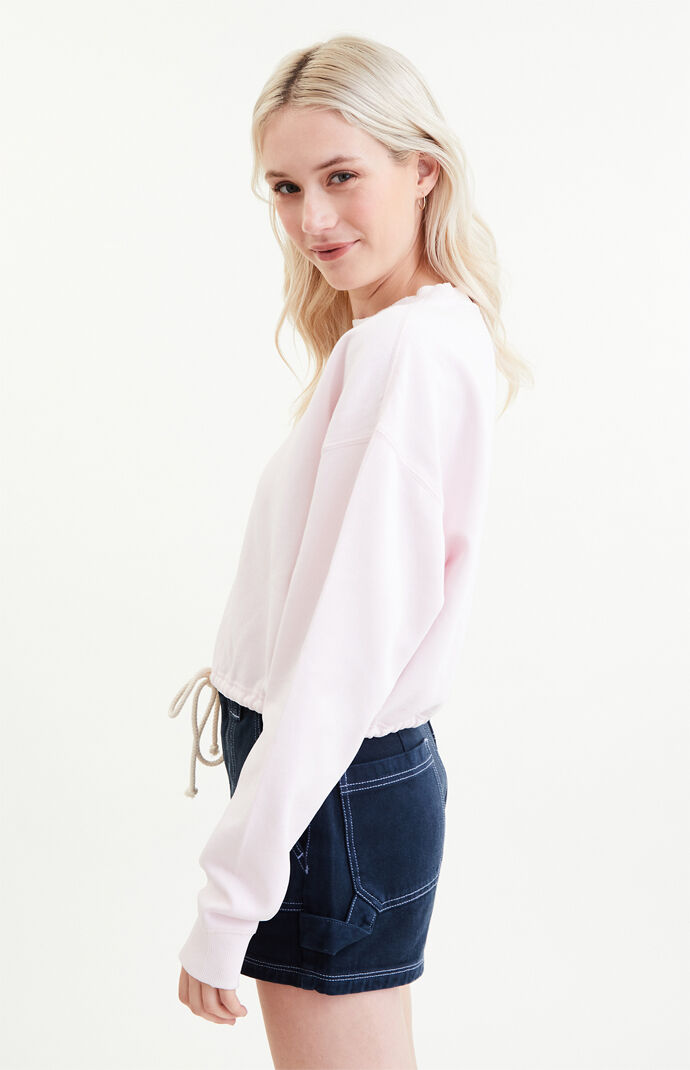 Zion Drawcord Crew Neck Sweatshirt