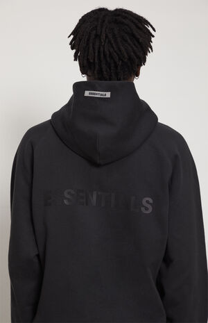 black zip up hoodie