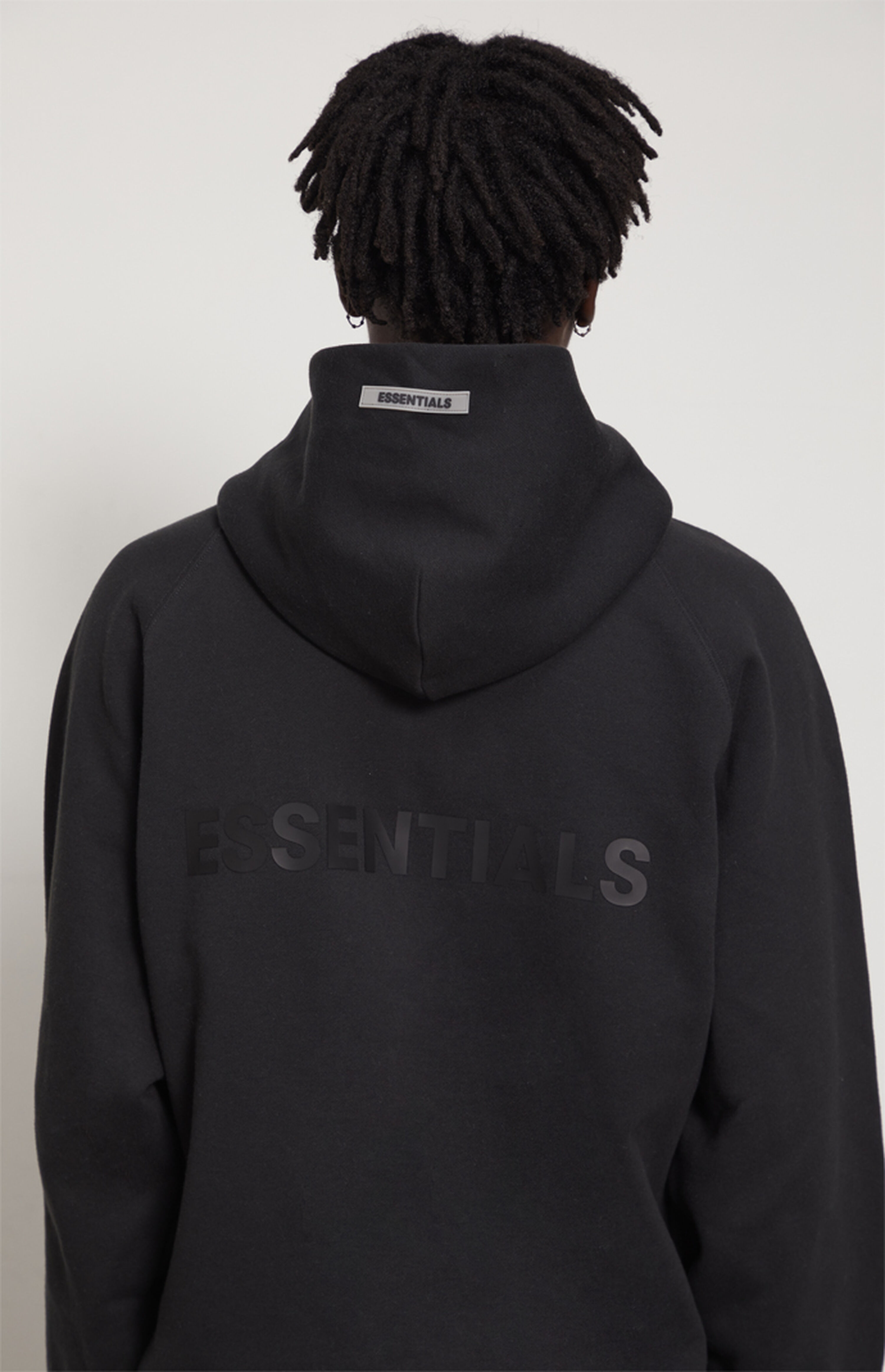 Fear Of God â FOG Essentials Black Full Zip Hoodie | PacSun