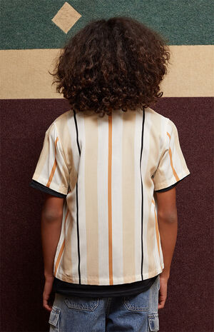 Striped Oversized Camp Shirt image number 3