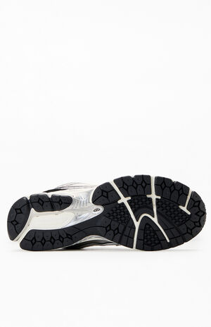 Silver Metallic & Black 1906R Shoes image number 4