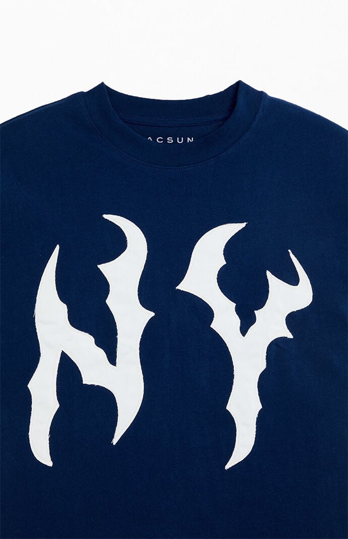 Pacsun NY Applique Knit T-Shirt