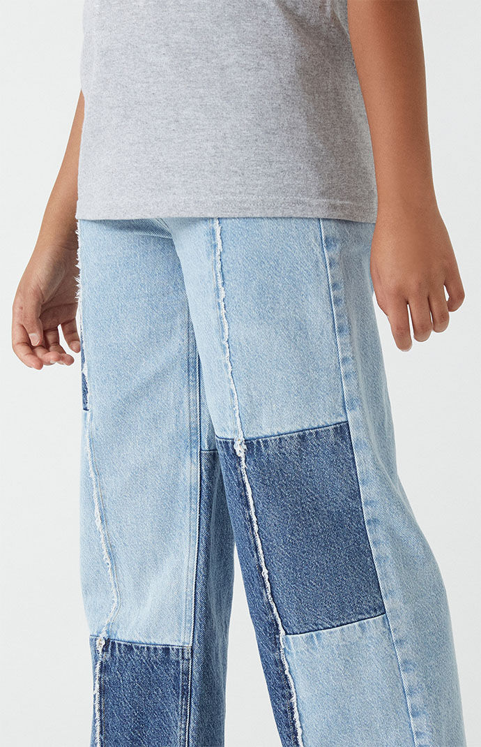 PacSun Kids Patchwork Baggy Jeans | PacSun PacSun Kids Patchwork Baggy Jeans | PacSun