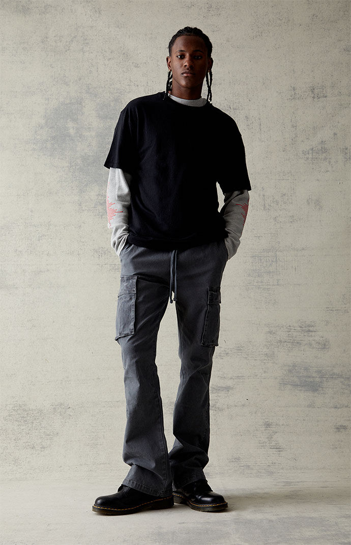 デニム・ジーパン COVERNAT Denim Cargo Jogger Pants Black CO2303PT17BK Covernat Denim Cargo Jogger Pants Black | Relaxed for Men