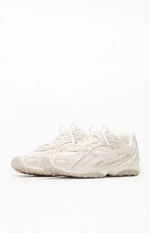 White & Pink 204L Sneakers image number 2