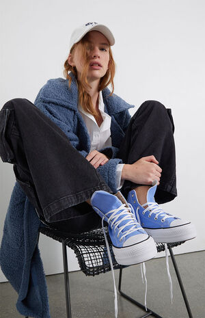 Blue Chuck Taylor All Lift Platform High Top Sneakers |