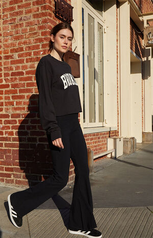 Black Priscilla Flare Pants image number 1