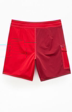 Red Classic 7" Boardshorts image number 2