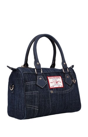 Dark Denim Heritage Satchel Bag image number 2