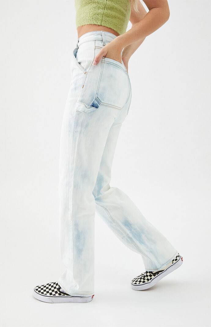 Bleached '90s Boyfriend Carpenter Pants