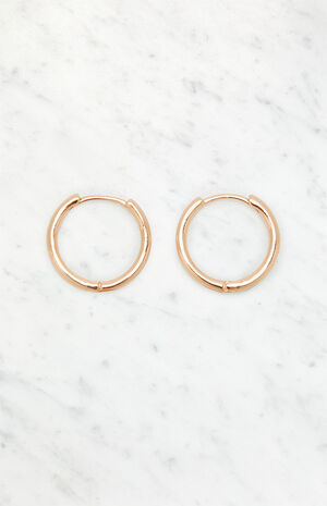 Gold Hoop Earrings image number 1