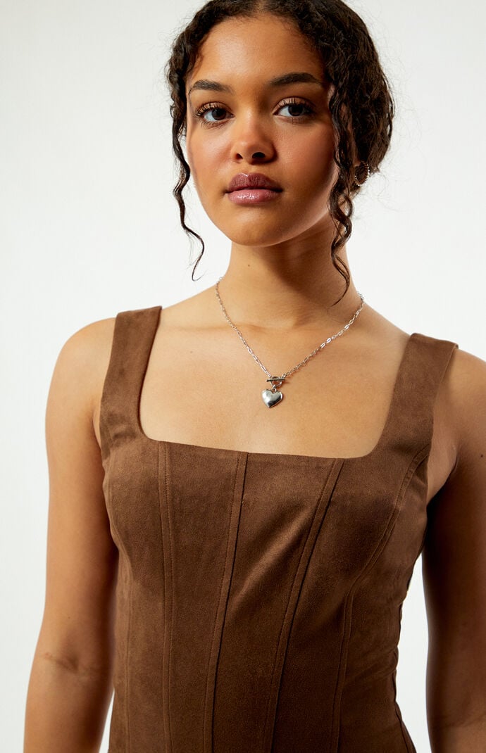 Your Favorite Faux Suede Corset