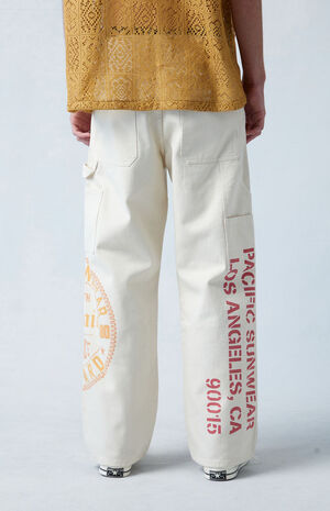 Baggy Big Time Printed Carpenter Jeans image number 3