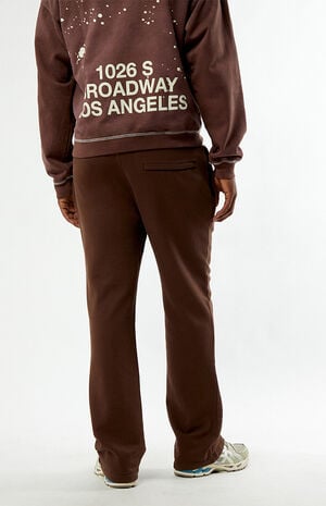 Washed Brown Terrain Straight Leg Sweatpants image number 4