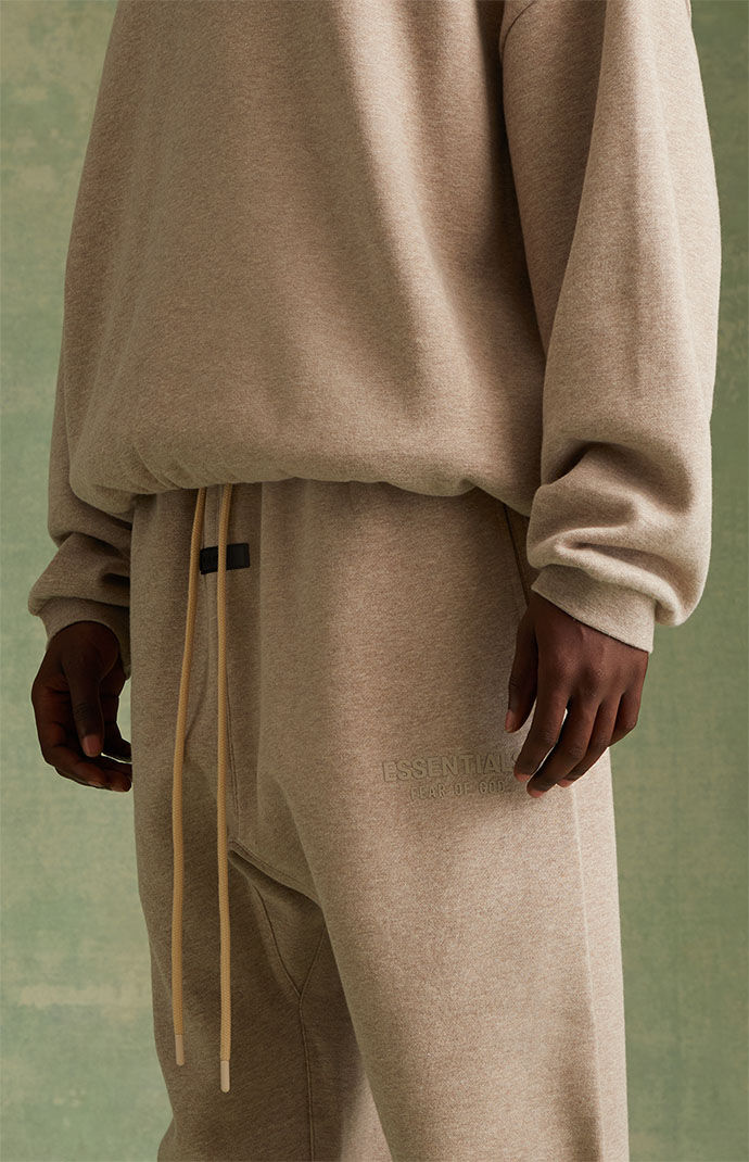 Fear of God Essentials Core Heather Sweatpants | PacSun Fear of God Essentials Core Heather Sweatpants | PacSun