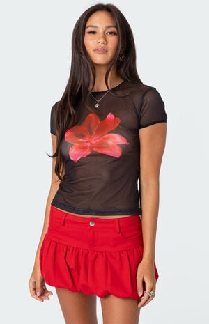 Aloha Sheer Mesh T-Shirt image number 1