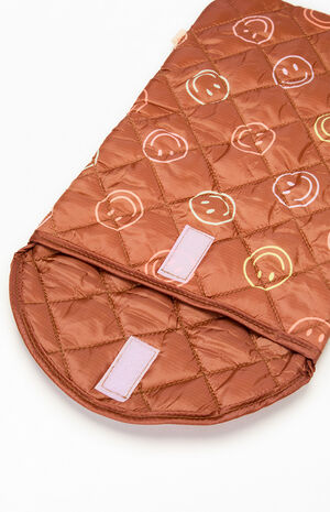 Smiley Puffy Foldover 15" Laptop Sleeve image number 2