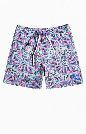 x Stranger Things 1986 17" Volley Swim Trunks image number 1