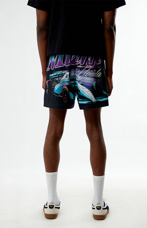 x PacSun Miami Skyline Mesh Shorts image number 4
