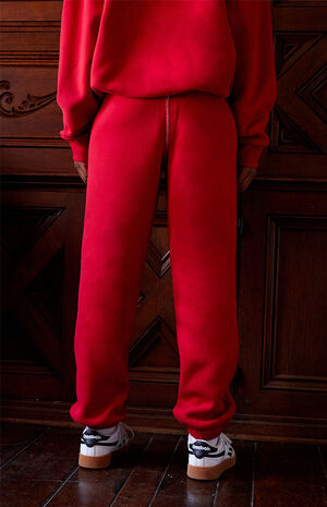 sweatpants red