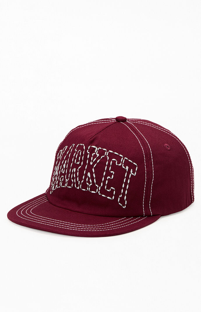 チャッピーMARKET B Market Big Stitch 5-Panel Snapback Hat | Pacsun