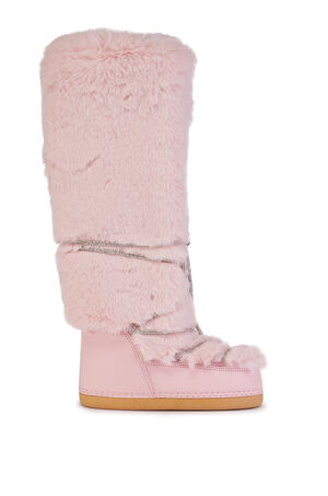 Women's Tayton Pink Flat Snow Boots image number 1