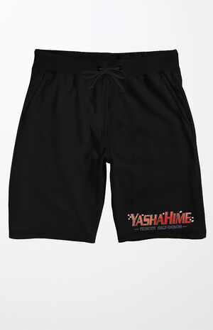 Yashahime Anime Logo Sweat Shorts image number 1