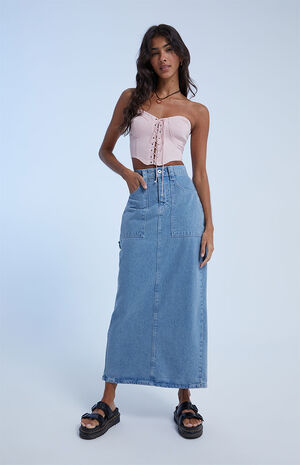 Carpenter Maxi Skirt image number 1