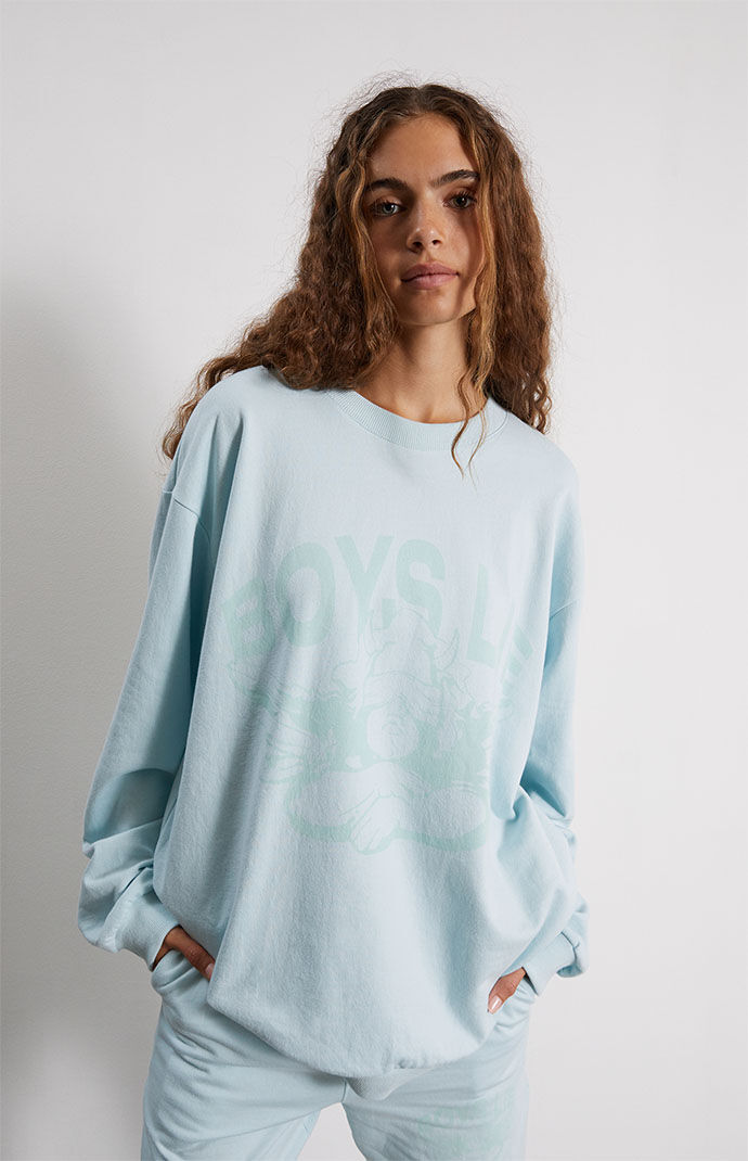 Boys Lie Blue Overlook Crew Neck Sweatshirt PacSun