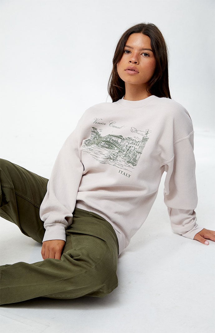 Image: Venice Canals Italy Crew Neck Sweatshirt